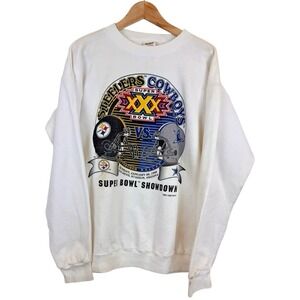 Vintage 1996‎ Dallas Cowboys Super Bowl Champions Crewneck Sweatshirt Men's XL